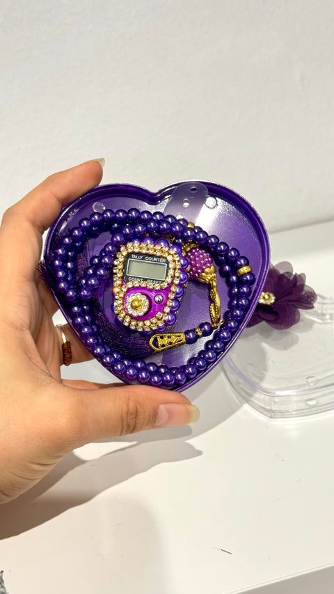 Cofanetto Regalo a Cuore con Tasbih