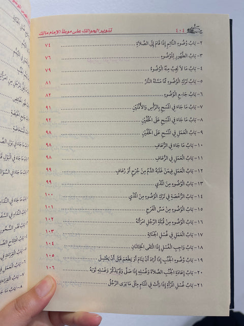 Tanwir al-hawaik – Commento al Muwaṭṭa’ di Imam Malik – تنوير الحوالك شرح على موطأ مالك