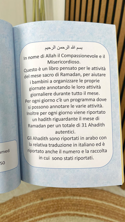 PLANNER RAMADAN – libro delle attività PER BAMBINI