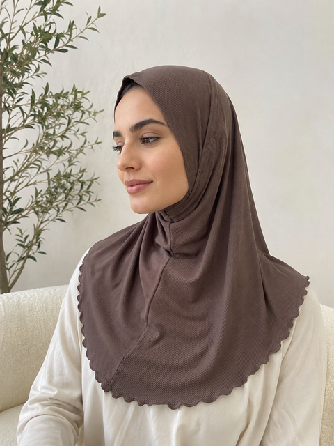 Hijab Khadija Ribbed Premium