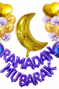 Set Maxi palloncini Ramadan Mubarak - decorazione ramadan 