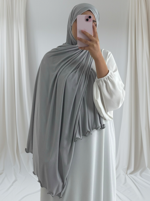 Hijab Jersey Premium Frisé