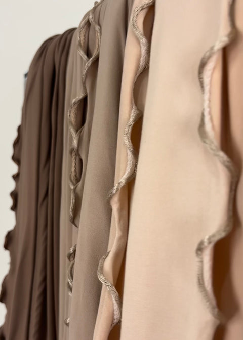 Hijab Jersey Premium Frisé