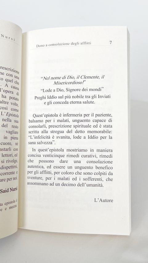 Dono a consolazione degli afflitti - Said Nursi