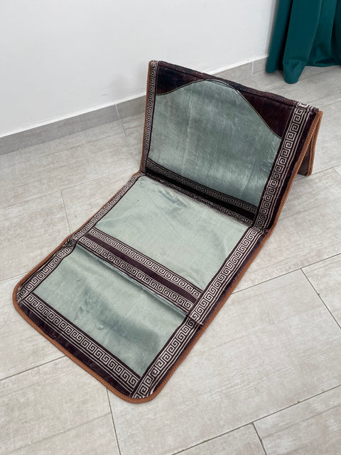 Tappeto preghiera imbottito con schienale