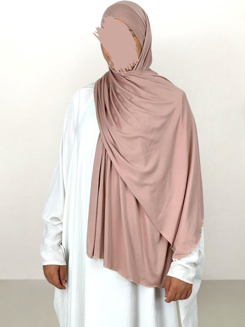 Hijab pronto lati uguali 50% cotone 50% viscosa