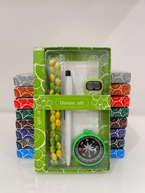 Set regalo preghiera islamica – Tasbih, contatore digitale e bussola Qibla