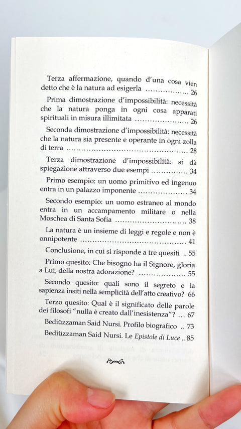 Epistola sulla natura - Said Nursi