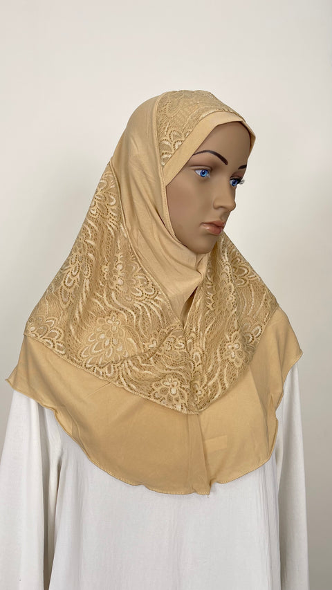 Hijab LaceBloom 100% viscosa