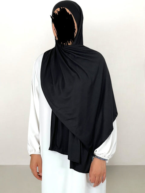 Hijab pronto lati uguali 50% cotone 50% viscosa
