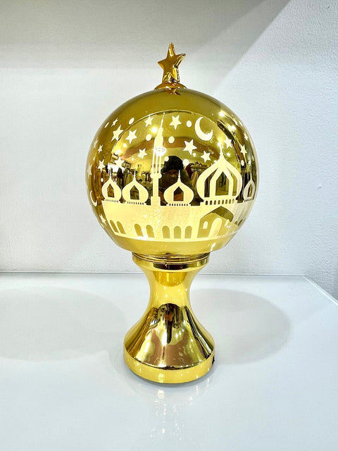 Lanterne Decorative Luminose Ramadan Oro