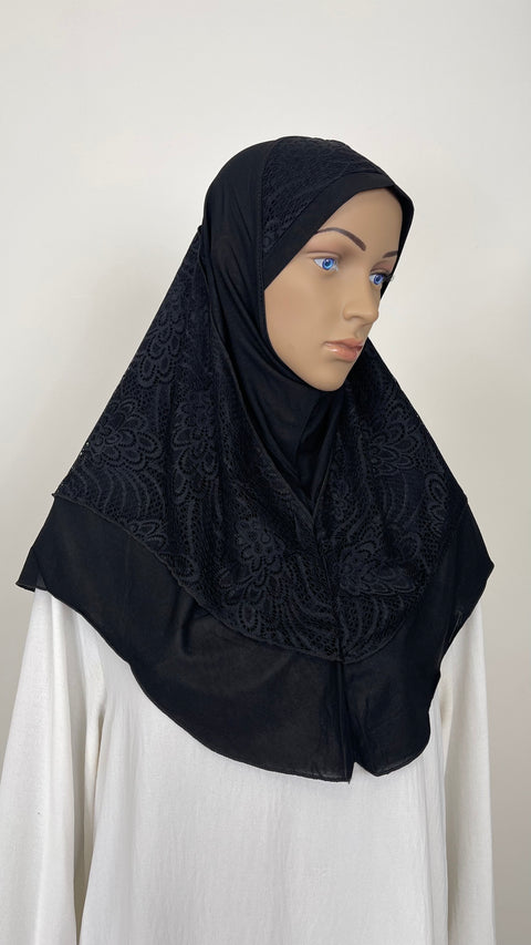 Hijab LaceBloom 100% viscosa