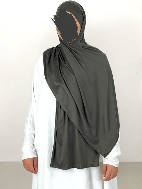 Hijab pronto lati uguali 50% cotone 50% viscosa