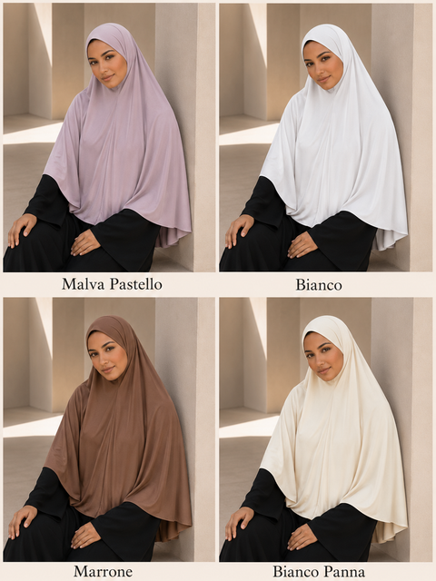 Hijab Khimar XXL Tinta Unita