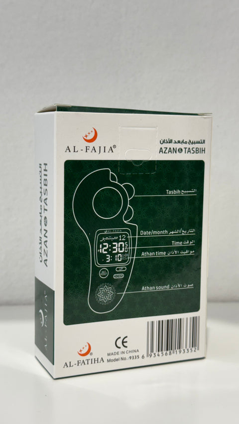 ATHAN E TASBIH - Tasbih Digitale con Azan – Contatore Elettronico con Promemoria Preghiera