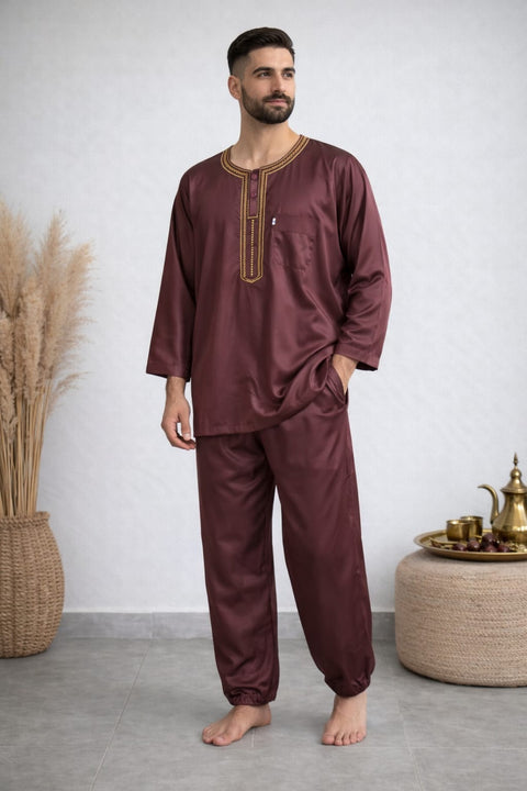 Coordinato Qamis granato