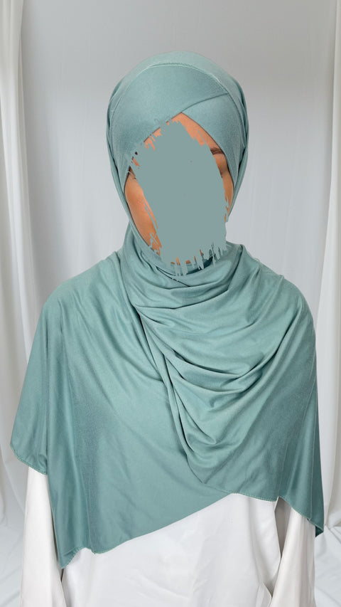 Hijab incrocio unico Jersey