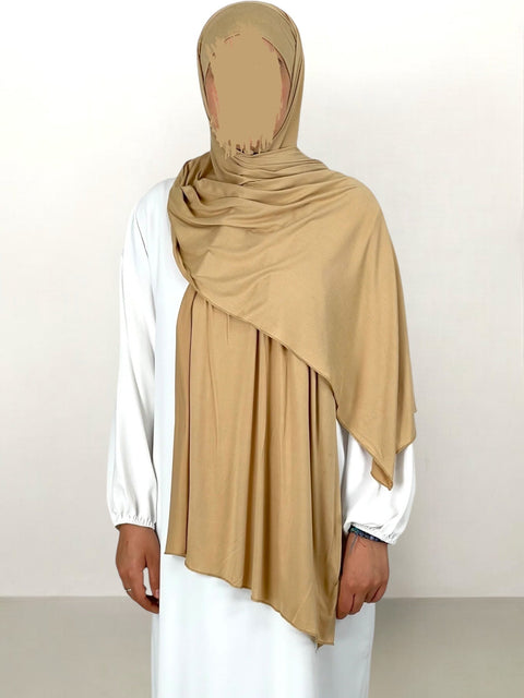 Hijab pronto lati uguali 50% cotone 50% viscosa