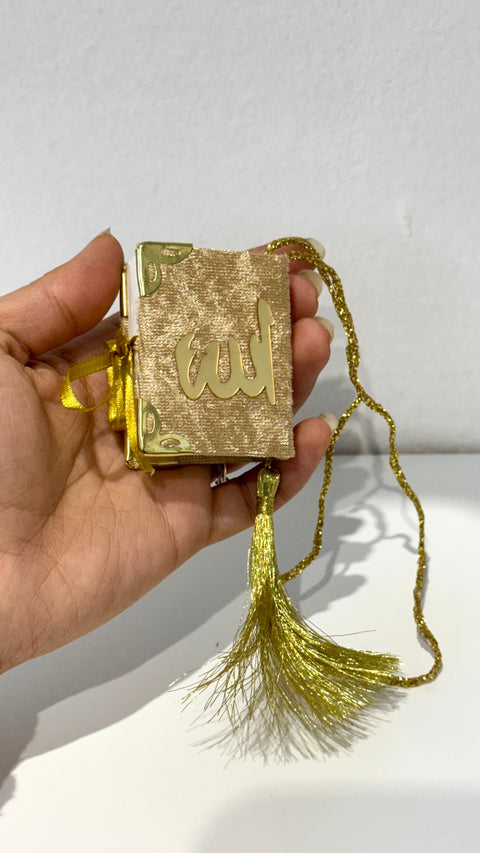 Corano Tascabile con Copertina in Velluto – Formato Mini