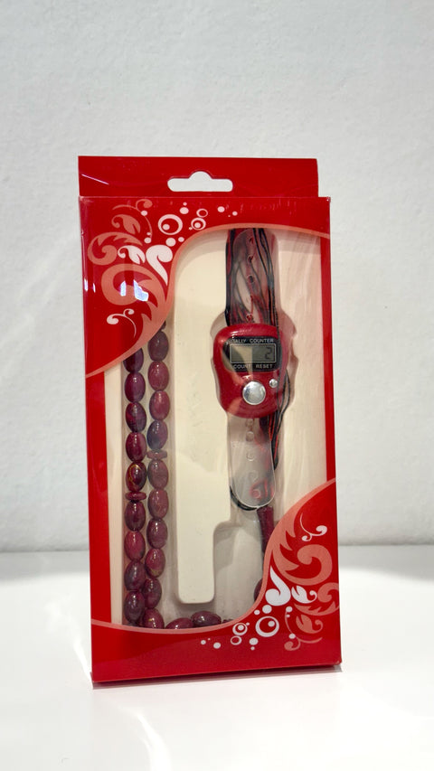 Set Tasbih Doppio – Tasbih Manuale + Tasbih Digitale con Contatore