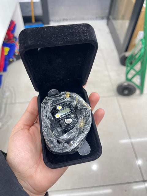 Tasbih elettronico azzurro con contatore digitale – con custodia regalo