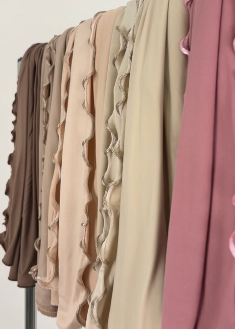 Hijab Jersey Premium Frisé