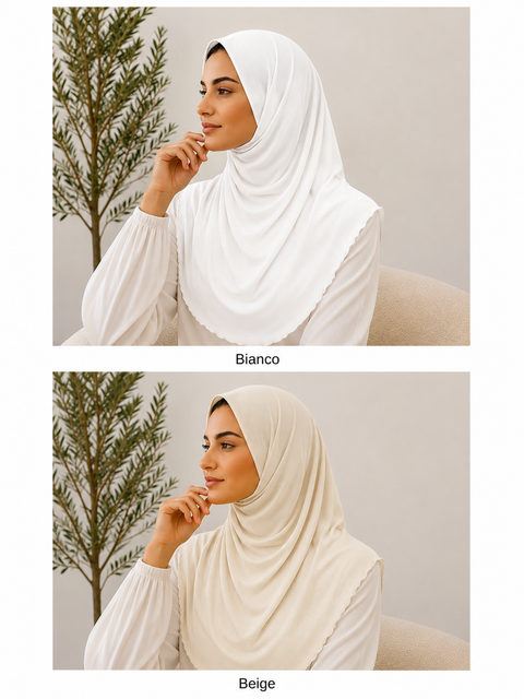 Hijab Khadija Ribbed Premium