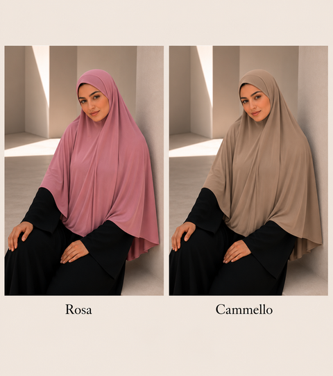 Hijab Khimar XXL Tinta Unita