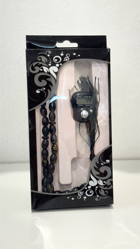 Set Tasbih Doppio – Tasbih Manuale + Tasbih Digitale con Contatore
