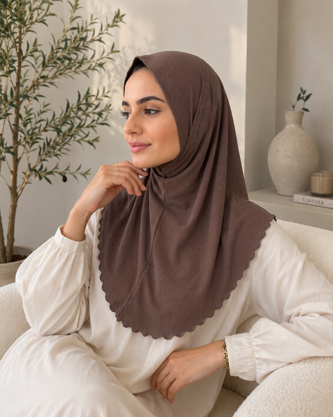 Hijab Khadija Ribbed Premium