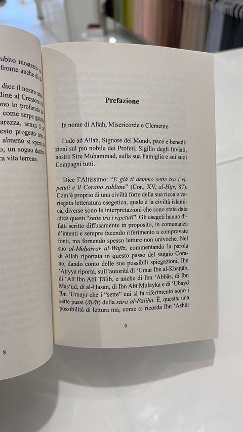 NOTE ESEGETICHE SU
SURA AL-FATIHA