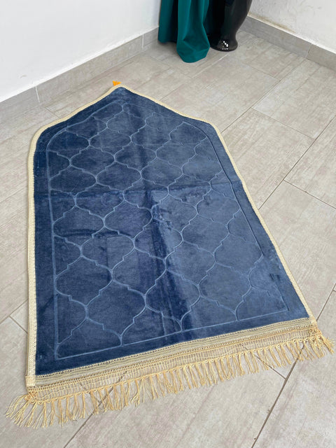 Tappeto preghiera Mihrab bordi oro