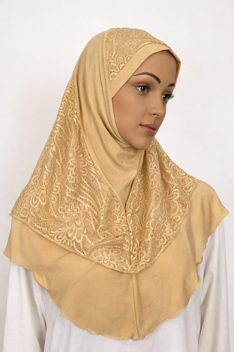 Hijab LaceBloom 100% viscosa