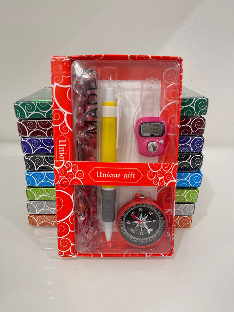 Set regalo preghiera islamica – Tasbih, contatore digitale e bussola Qibla
