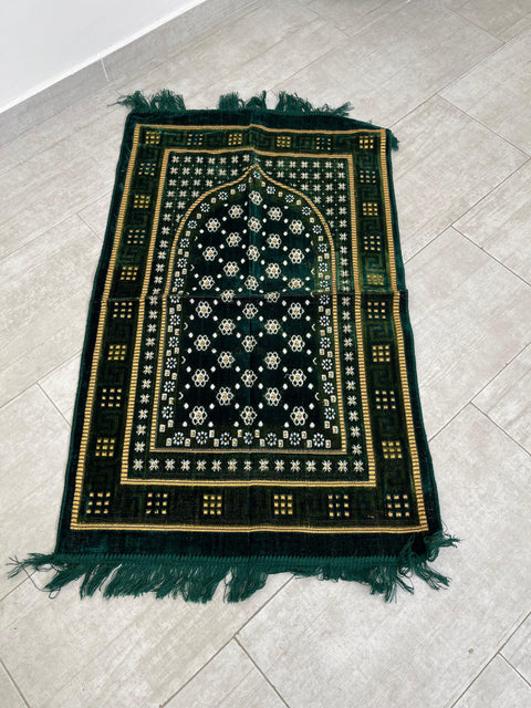 Tappeto da preghiera elegante in velluto decorato