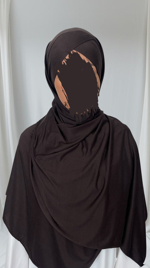 Hijab incrocio unico Jersey