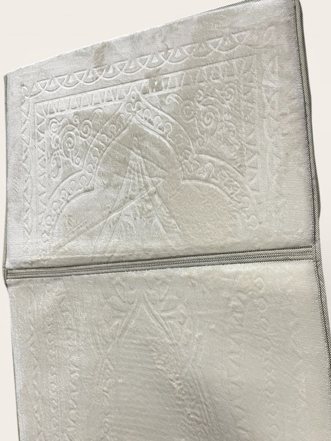 Tappeto preghiera imbottito con schienale - tinta unita