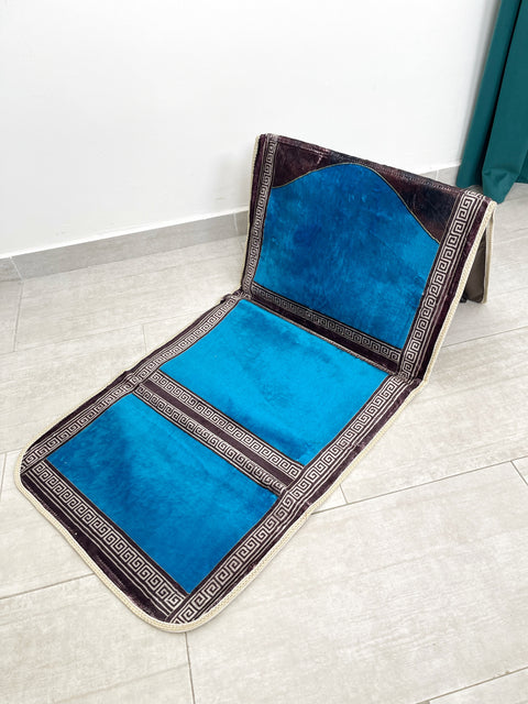 Tappeto preghiera imbottito con schienale