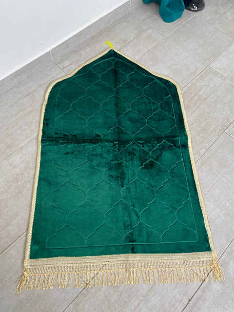 Tappeto preghiera Mihrab bordi oro