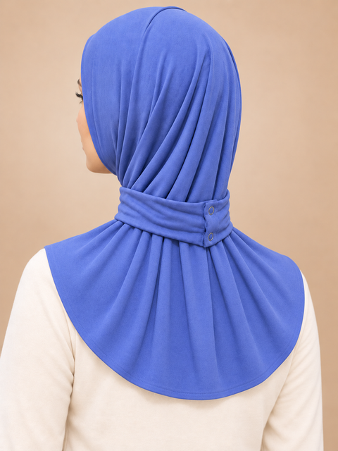 Hijab Inaya – Pronto da indossare in jersey premium con chiusura a clip