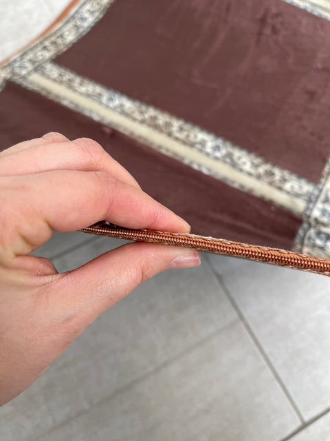 Tappeto preghiera imbottito con schienale