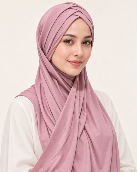 Hijab Safiya – Pronto da indossare con intreccio