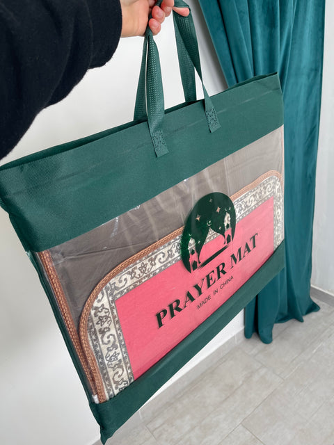 Tappeto preghiera imbottito con schienale