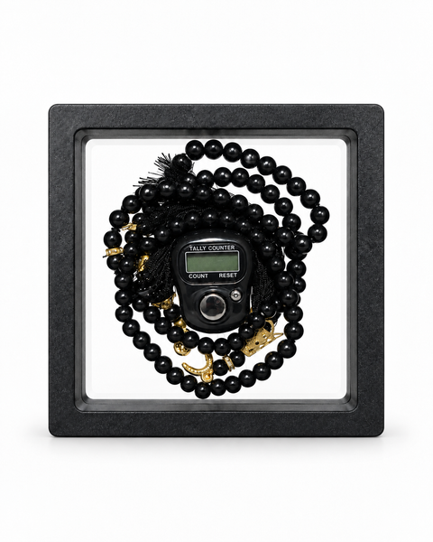Set Tasbih Tradizionale + Tasbih Digitale con Cofanetto