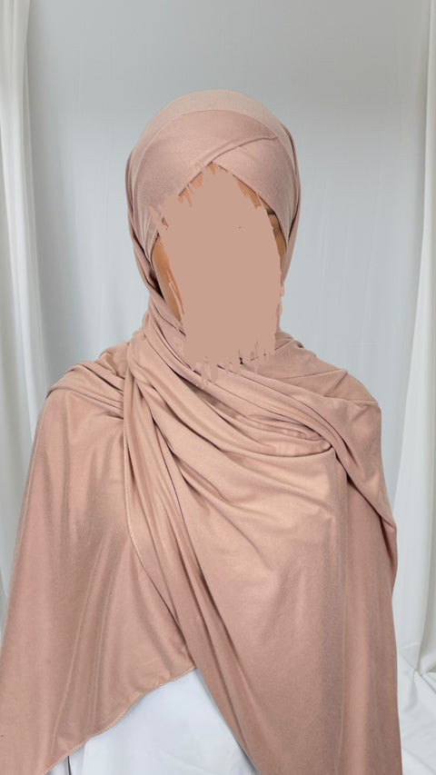 Hijab incrocio unico Jersey