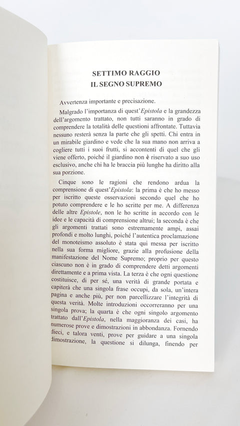 IL SEGNO SUPREMO - Said Nursi