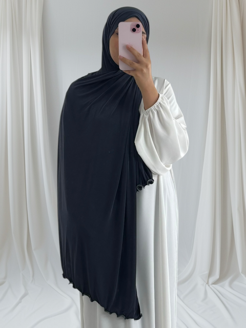 Hijab Jersey Premium Frisé