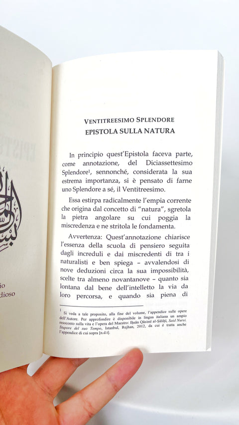 Epistola sulla natura - Said Nursi
