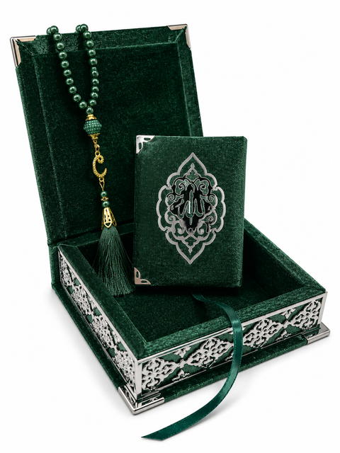 Set Corano con Cofanetto e Tasbih – Edizione Elegance