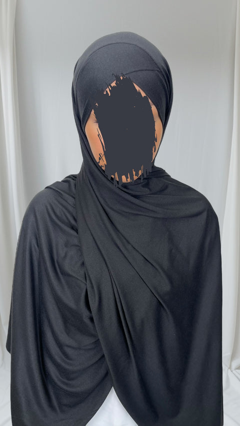 Hijab incrocio unico Jersey